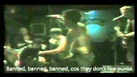 Peter and the Test Tube Babies – Banned from the pubs (Lyrics on video) (Live 1983)